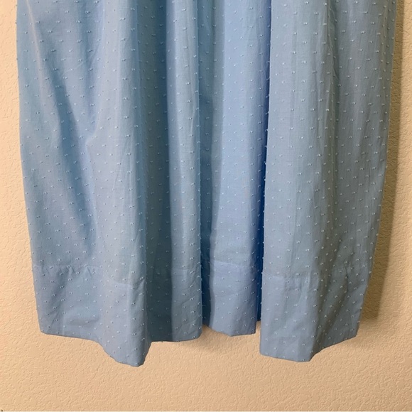 Lake Pajamas Womens Lolly 100% cotton midi dress in Morning Blue L - Picture 3 of 11